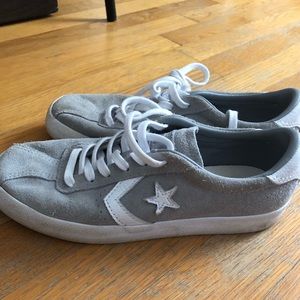 converse gray sneakers!